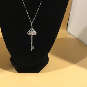 Sterling Silver Key Necklace